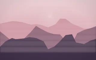 Rose Dusk Misty Outland X — colourful red, pink and purple misty landscape background, variation X