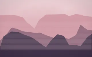 Rose Dusk Misty Outland XI — colourful red, pink and purple misty landscape background, variation XI