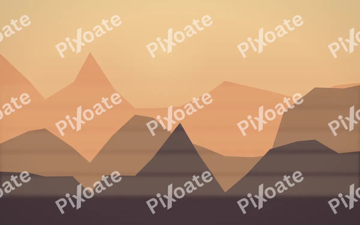 Misty Outland Signature — colourful orange and pink misty landscape background