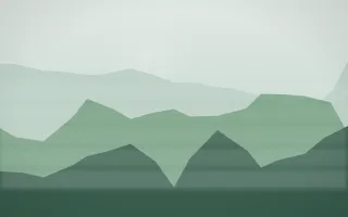 Spring Rain Misty Outland — light white and green misty landscape background