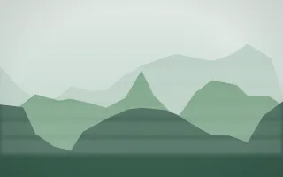 Spring Rain Misty Outland III — light white and green misty landscape background, variation III