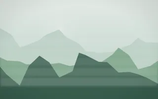 Spring Rain Misty Outland IV — light white and green misty landscape background, variation IV