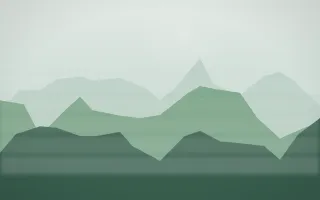 Spring Rain Misty Outland V — light white and green misty landscape background, variation V