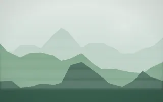 Spring Rain Misty Outland VI — light white and green misty landscape background, variation VI