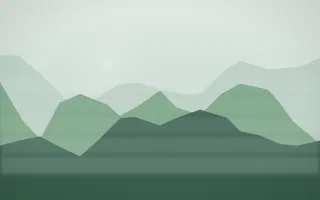 Spring Rain Misty Outland VII — light white and green misty landscape background, variation VII