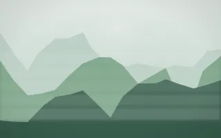 Spring Rain Misty Outland VIII — light white and green misty landscape background, variation VIII
