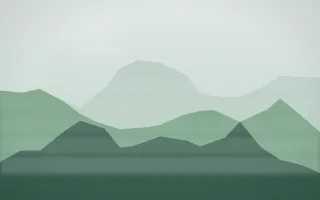 Spring Rain Misty Outland X — light white and green misty landscape background, variation X