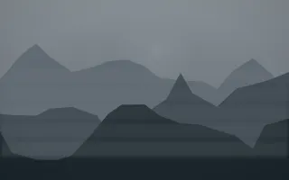 Storm Light Misty Outland IV — dark grey and blue misty landscape background, variation IV