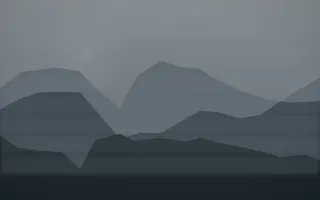 Storm Light Misty Outland IX — dark grey and blue misty landscape background, variation IX