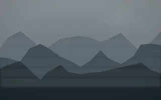 Storm Light Misty Outland V — dark grey and blue misty landscape background, variation V