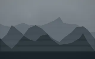 Storm Light Misty Outland VI — dark grey and blue misty landscape background, variation VI