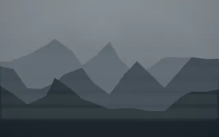 Storm Light Misty Outland X — dark grey and blue misty landscape background, variation X