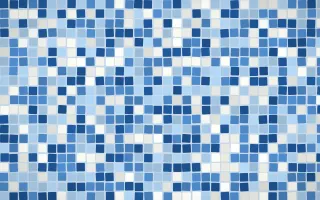 Aegean Noon Mosaic — dark blue mosaic background