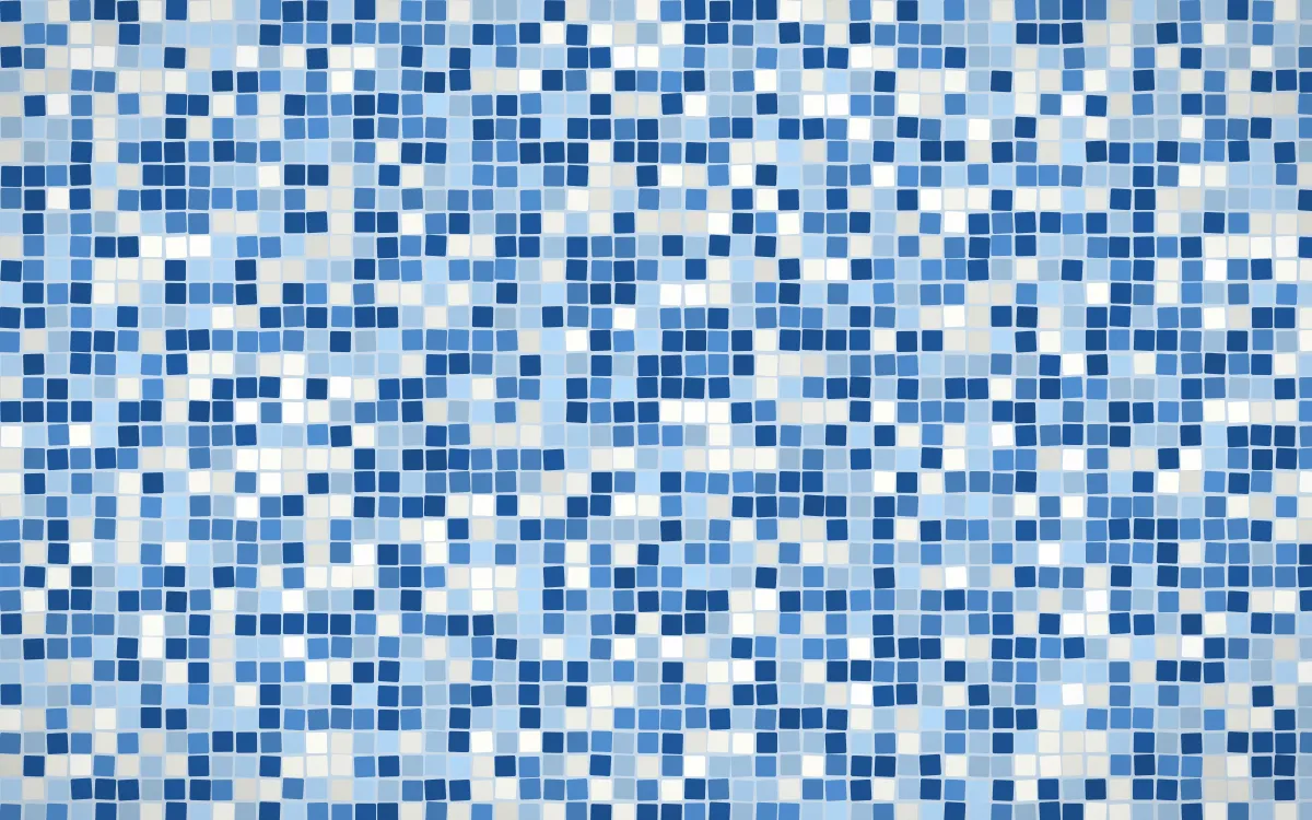 Aegean Noon Fine Mosaic — dark blue mosaic background