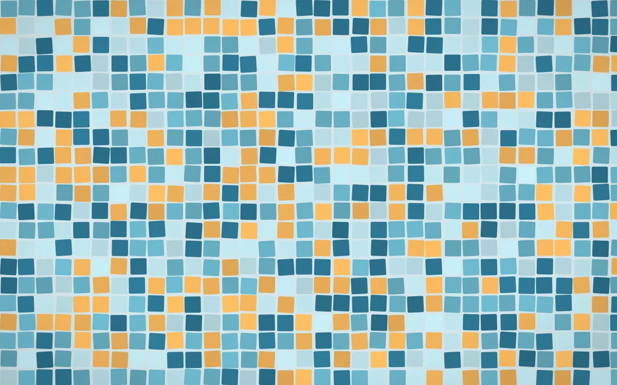 Algarve Sea Mosaic — light teal and blue mosaic background