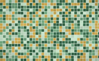 Alhambra Jade Mosaic — dark green mosaic background
