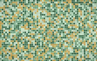 Alhambra Jade Fine Mosaic — dark green mosaic background