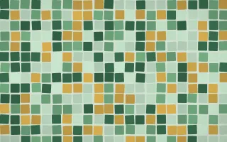 Alhambra Jade Grand Mosaic — dark green mosaic background