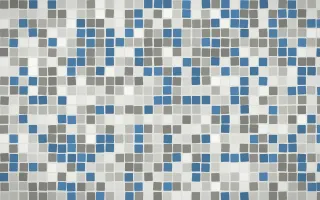 Alpine Chalk Mosaic — light grey and white mosaic background