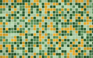 Amazônia Mosaic — dark green mosaic background