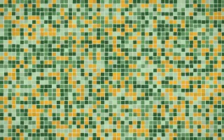 Amazônia Fine Mosaic — dark green mosaic background
