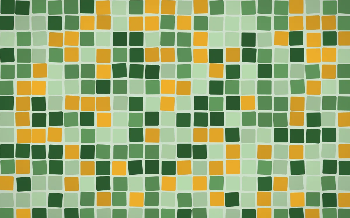 Amazônia Grand Mosaic — dark green mosaic background