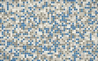 Athens Marble Fine Mosaic — light yellow and white mosaic background