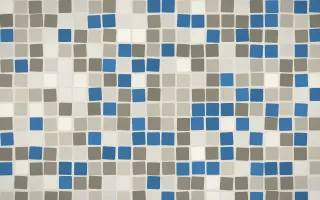 Athens Marble Grand Mosaic — light yellow and white mosaic background
