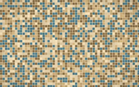 Atlas Sand Fine Mosaic — light orange and beige mosaic background
