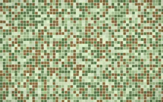 Bamboo Mist Fine Mosaic — light green mosaic background