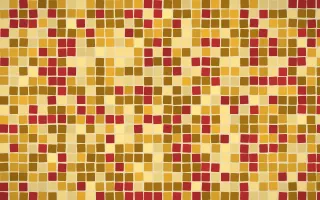 Bangkok Gold Mosaic — colourful gold, brown and yellow mosaic background