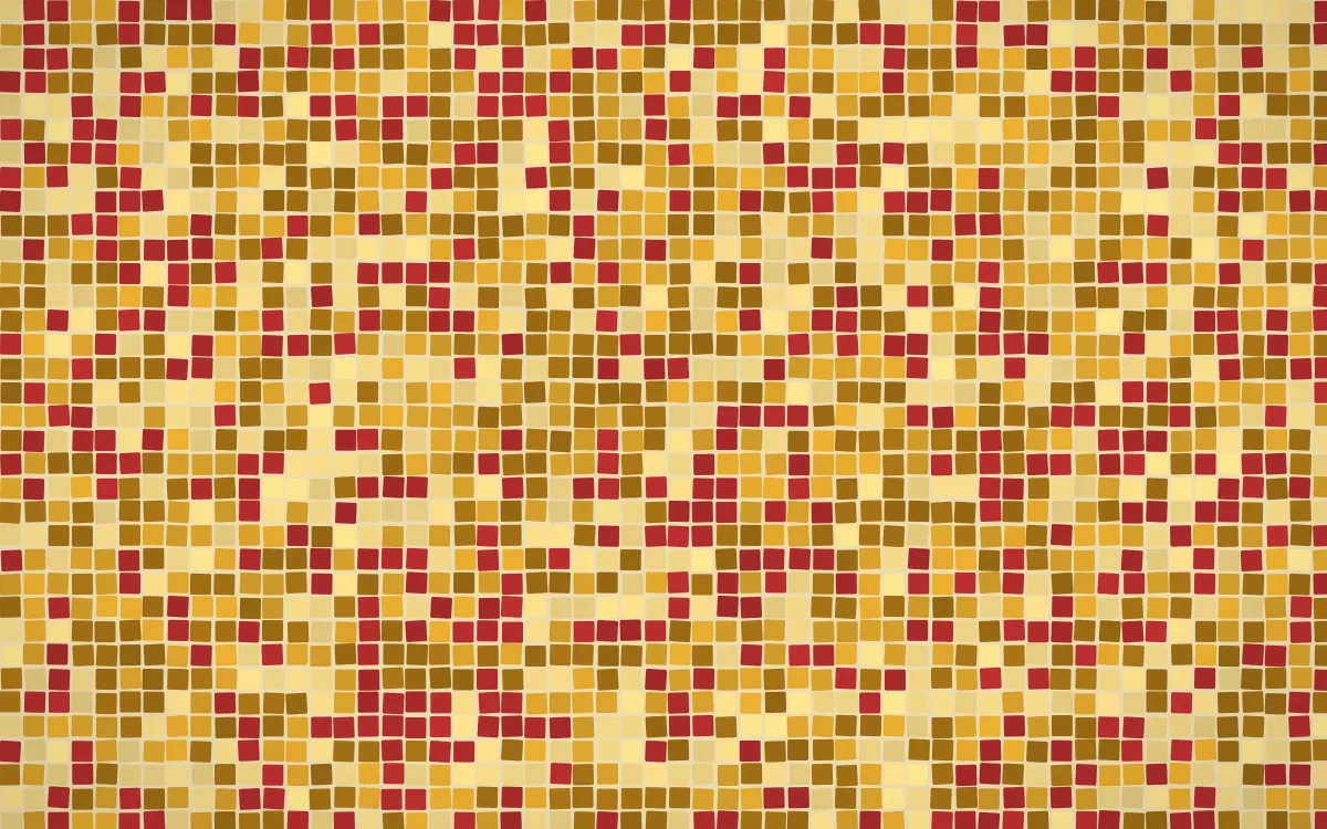 Bangkok Gold Fine Mosaic — colourful gold, brown and yellow mosaic background