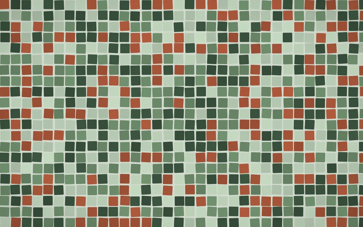 Bavarian Forest Mosaic — dark green mosaic background