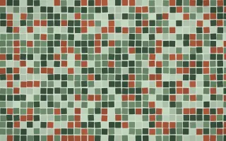 Bavarian Forest Mosaic — dark green mosaic background