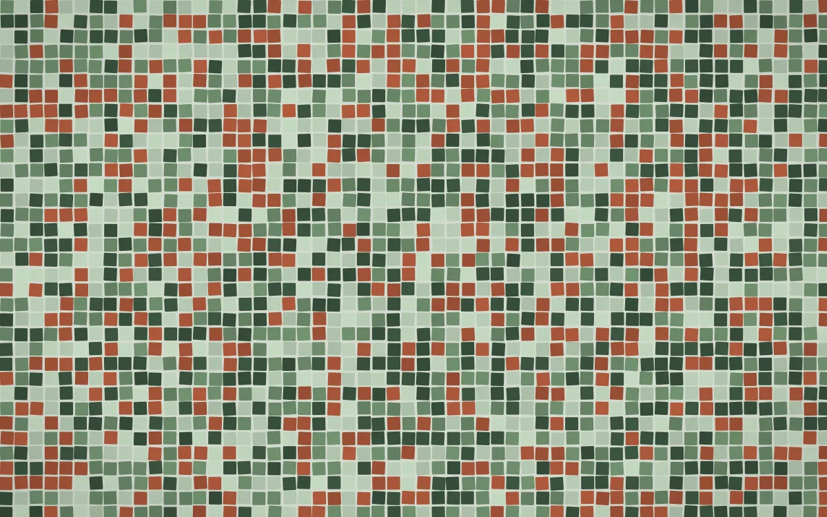 Bavarian Forest Fine Mosaic — dark green mosaic background