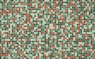 Bavarian Forest Fine Mosaic — dark green mosaic background