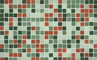 Bavarian Forest Grand Mosaic — dark green mosaic background
