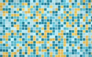 Bondi Surf Mosaic — light teal mosaic background