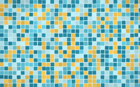 Bondi Surf Mosaic — light teal mosaic background