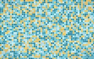 Bondi Surf Fine Mosaic — light teal mosaic background