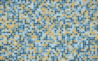 Bosphorus Fine Mosaic — dark blue mosaic background