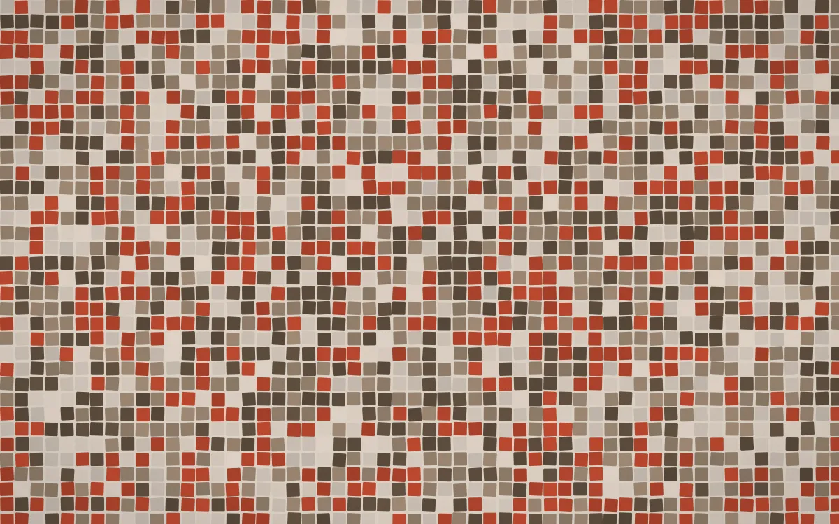 Brooklyn Loft Fine Mosaic — dark orange, brown and beige mosaic background