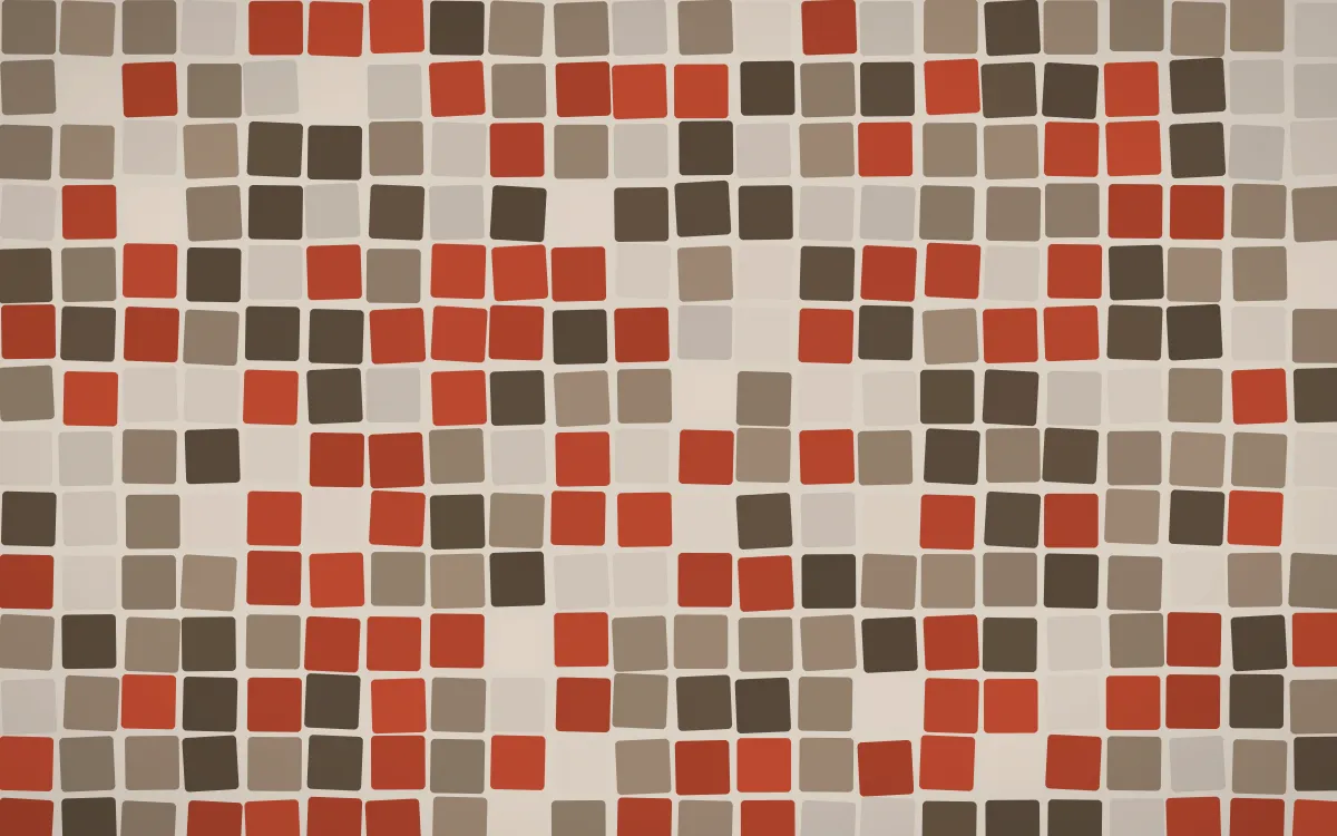 Brooklyn Loft Grand Mosaic — dark orange, brown and beige mosaic background