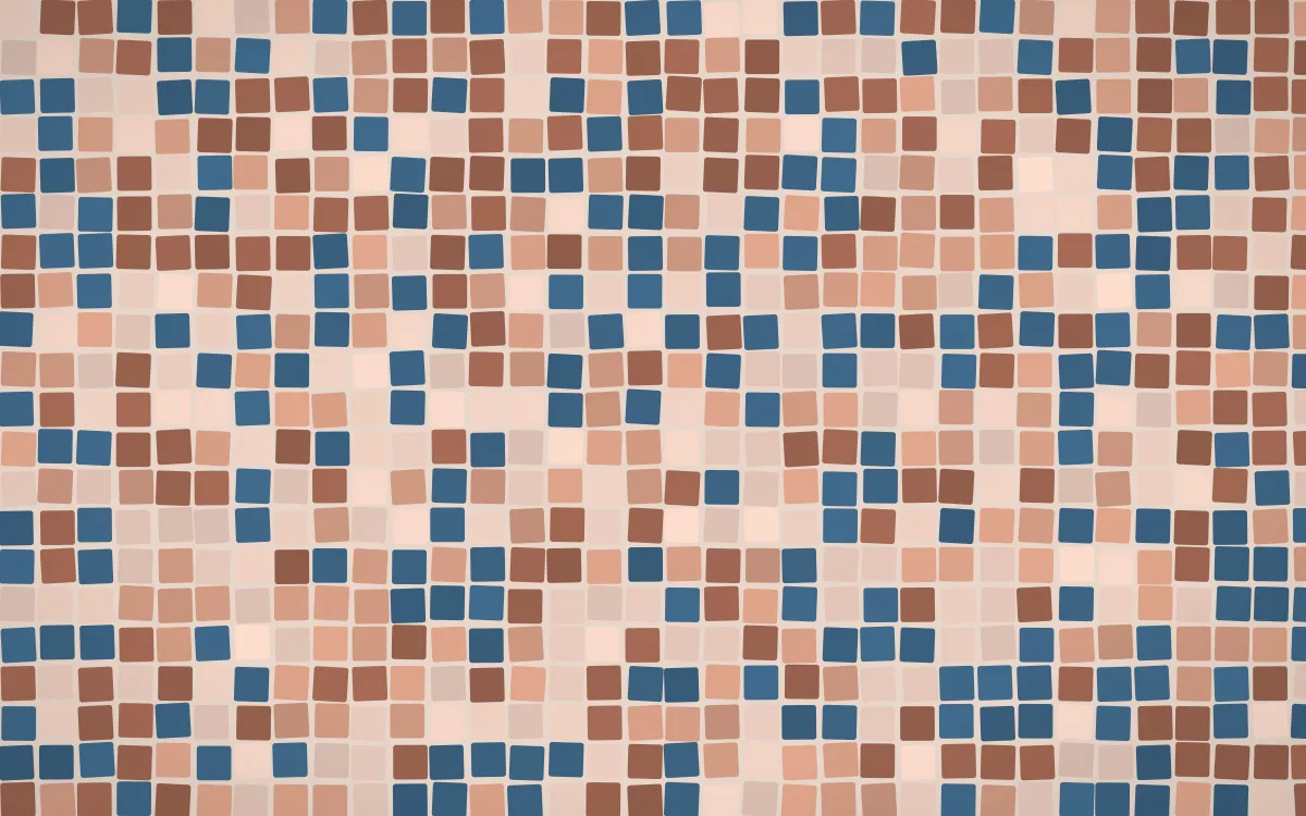 Budapest Rose Mosaic — light orange mosaic background