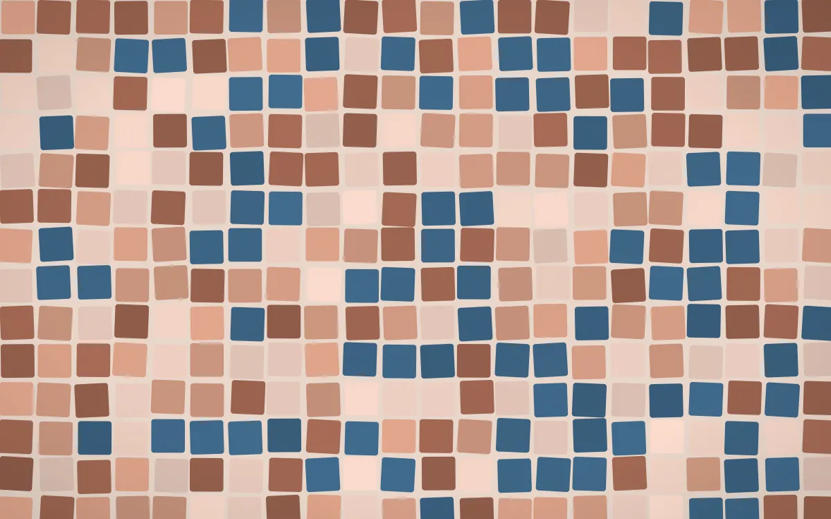 Budapest Rose Grand Mosaic — light orange mosaic background
