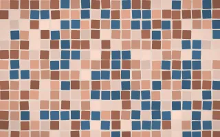 Budapest Rose Grand Mosaic — light orange mosaic background