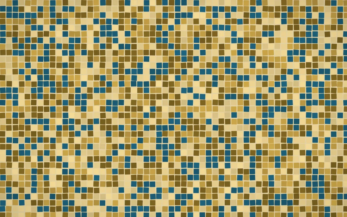Cairo Gold Fine Mosaic — dark gold, brown and yellow mosaic background