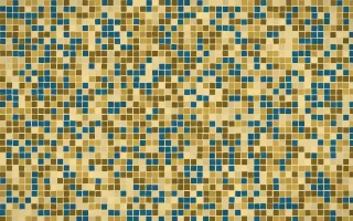 Cairo Gold Fine Mosaic — dark gold, brown and yellow mosaic background