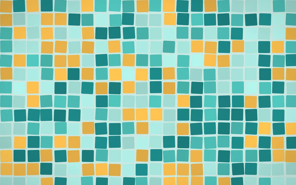 Cancún Surf Grand Mosaic — light teal mosaic background