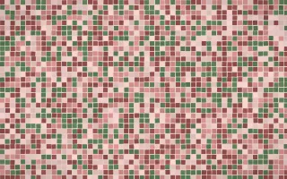 Cape Protea Fine Mosaic — light red mosaic background